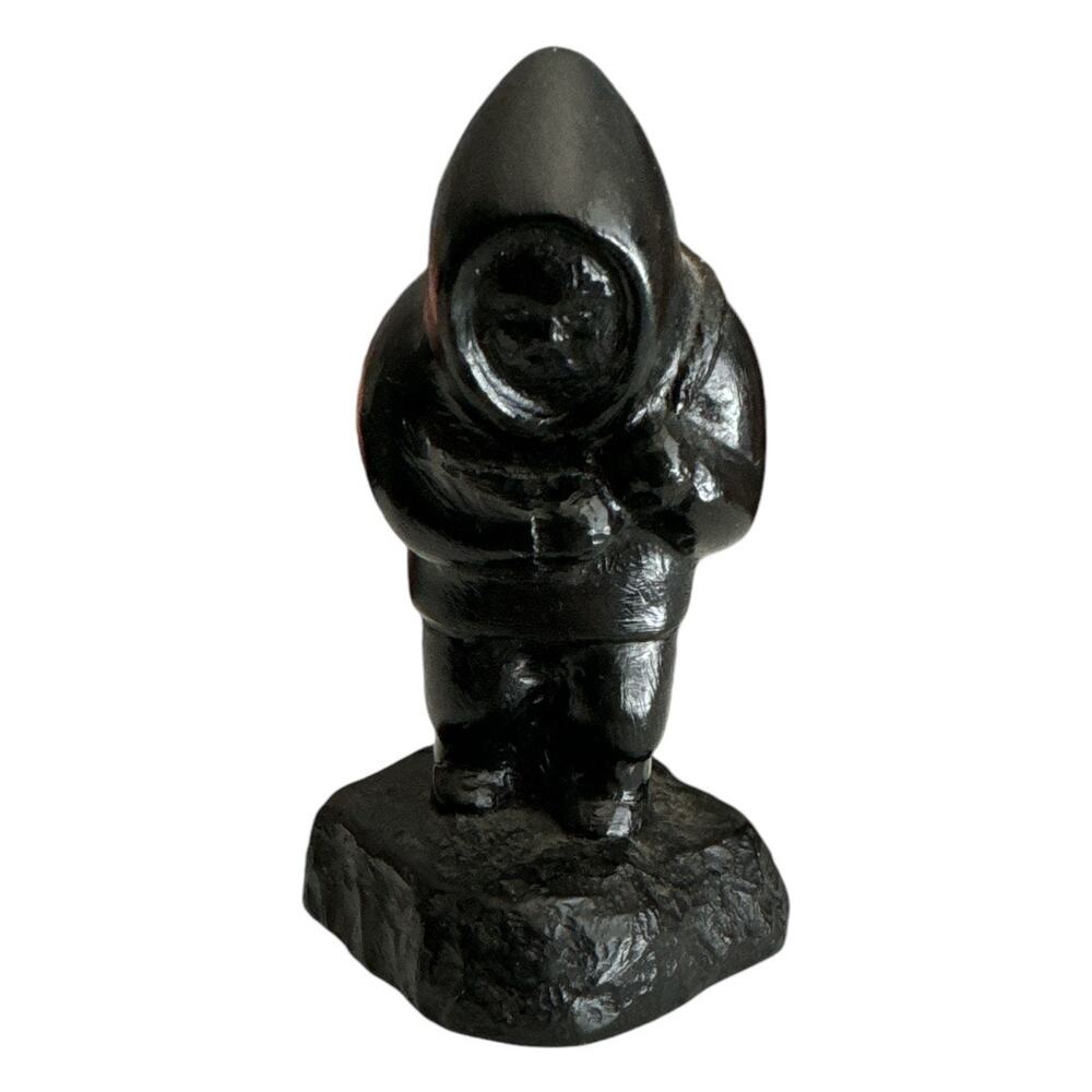 Vintage Indigenous Inuit Seal Hunter Figurine Vancouver Canada BOMA